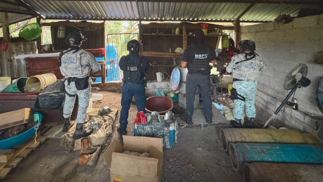 Desmantelan narcolaboratorio con capacidad industrial en Yautepec