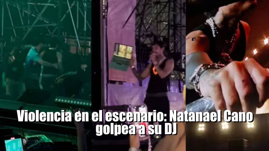 Natanael Cano golpea a su DJ