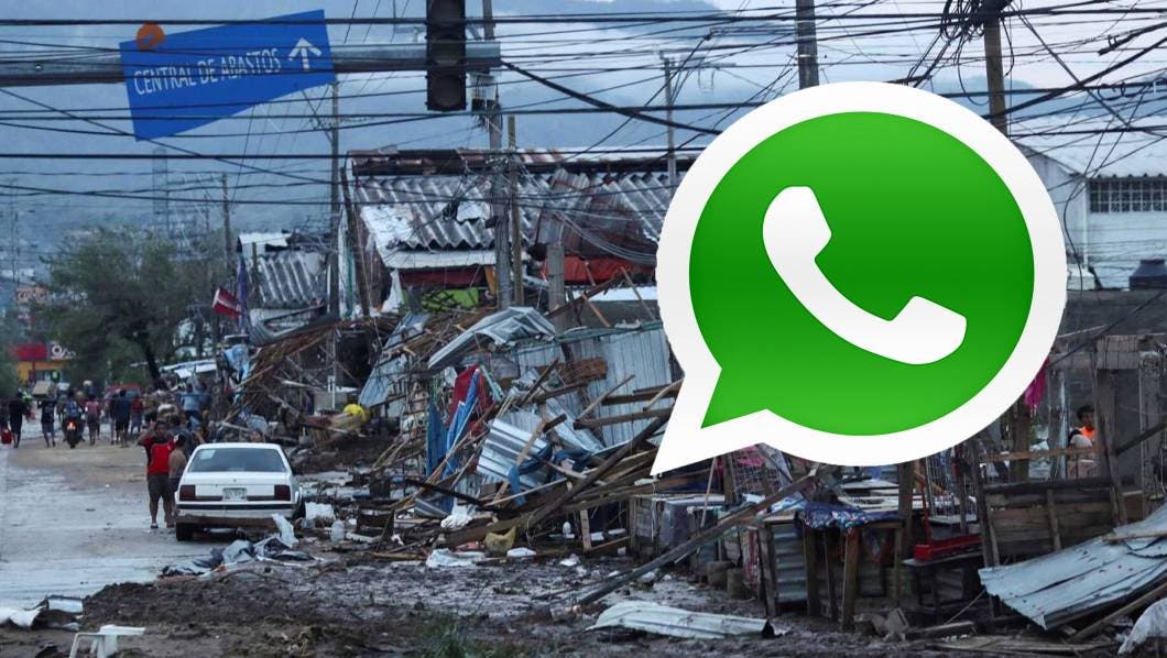 Hacen grupos de WhatsApp para conectar a familias después del Huracán “Otis” en Acapulco