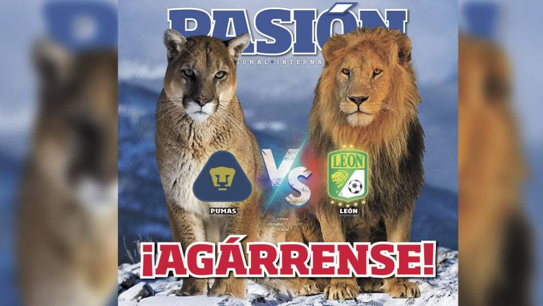 Pumas y León : Juego de ida de la final de la Liga MX