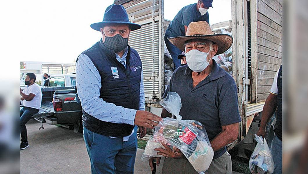 Acelera Sedeso Morelos entrega de despensas