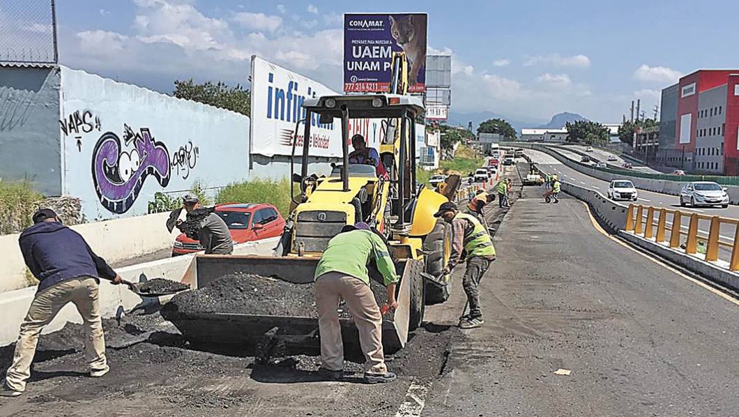 Hay quejas por arreglos del Paso Express Cuernavaca