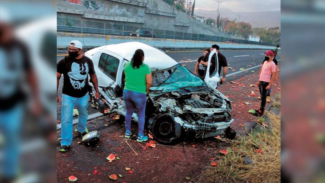 Deja cuatro heridos aparatoso accidente en Cuautla