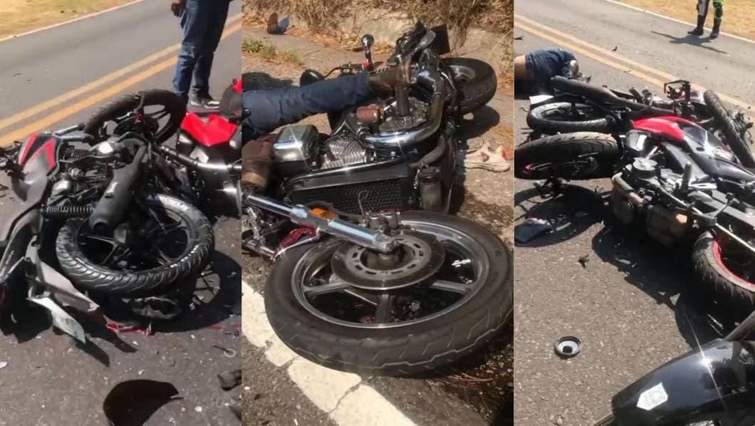 motociclistas, heridos, M&eacute;xico-Cuernavaca, Tres Mar&iacute;as