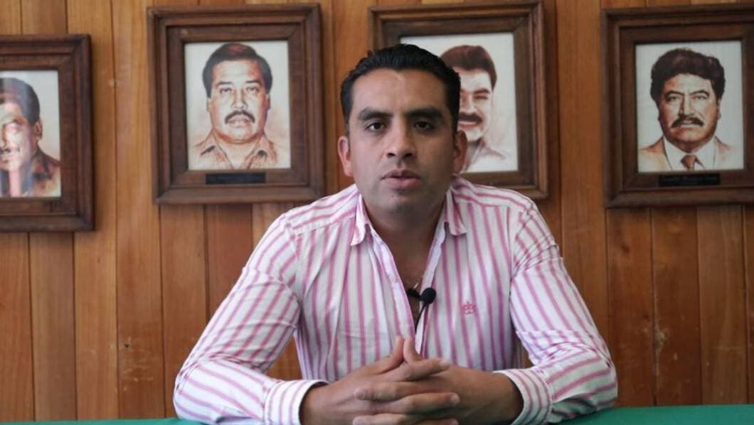 Israel Gónzalez Pérez. Alcalde de Tetela del Volcán.