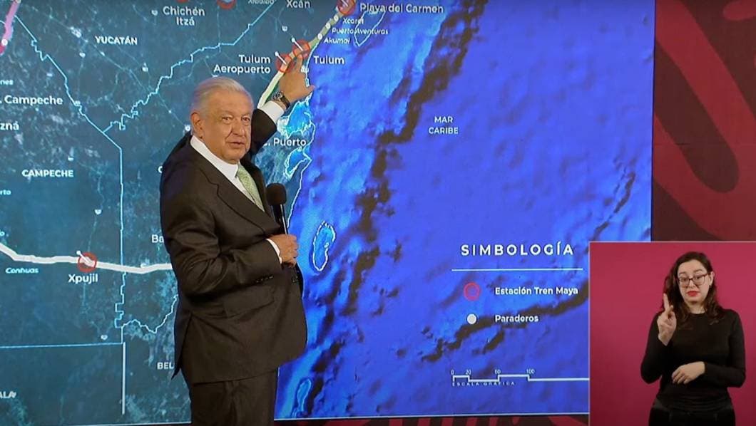 Tren Maya completo y en funcionamiento antes del 15 de septiembre, dice AMLO