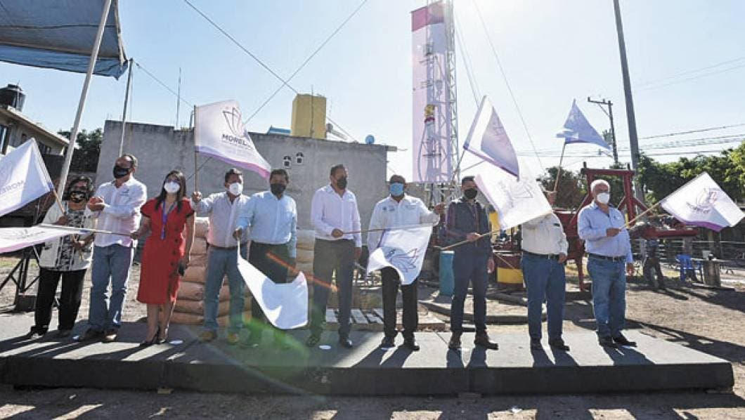 Encabeza Cuauhtémoc Blanco inicio de obra en pozo en Cuautla