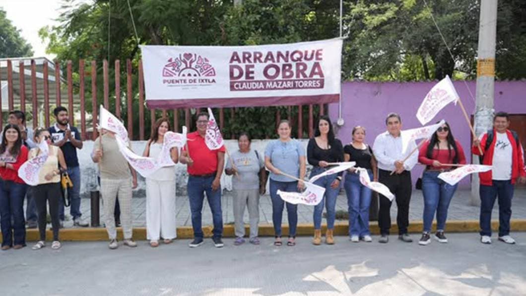 Inicia obra para sendero seguro en Puente de Ixtla