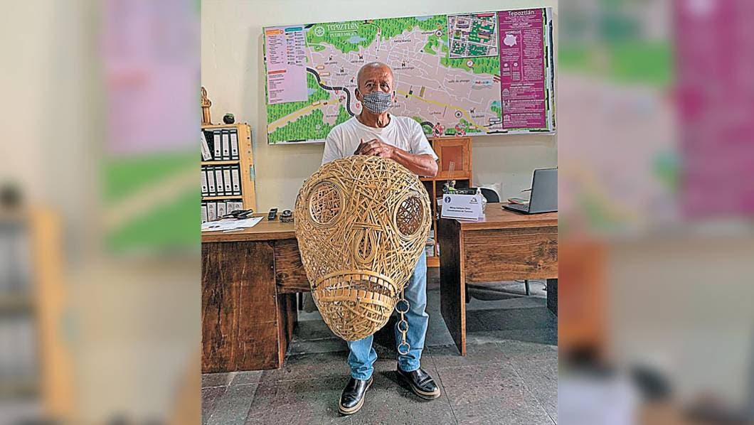 Resalta artesanía de Tepoztlán en España - jDiseños. Una de las obras que se pueden apreciar dentro de la exposición en España.