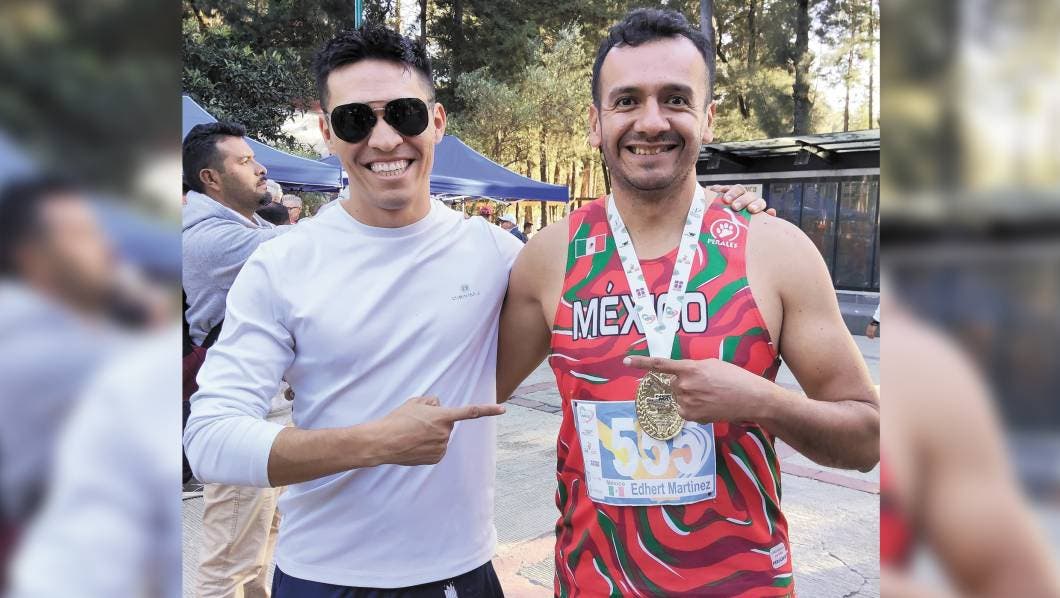 El atleta máster Edhert Martínez