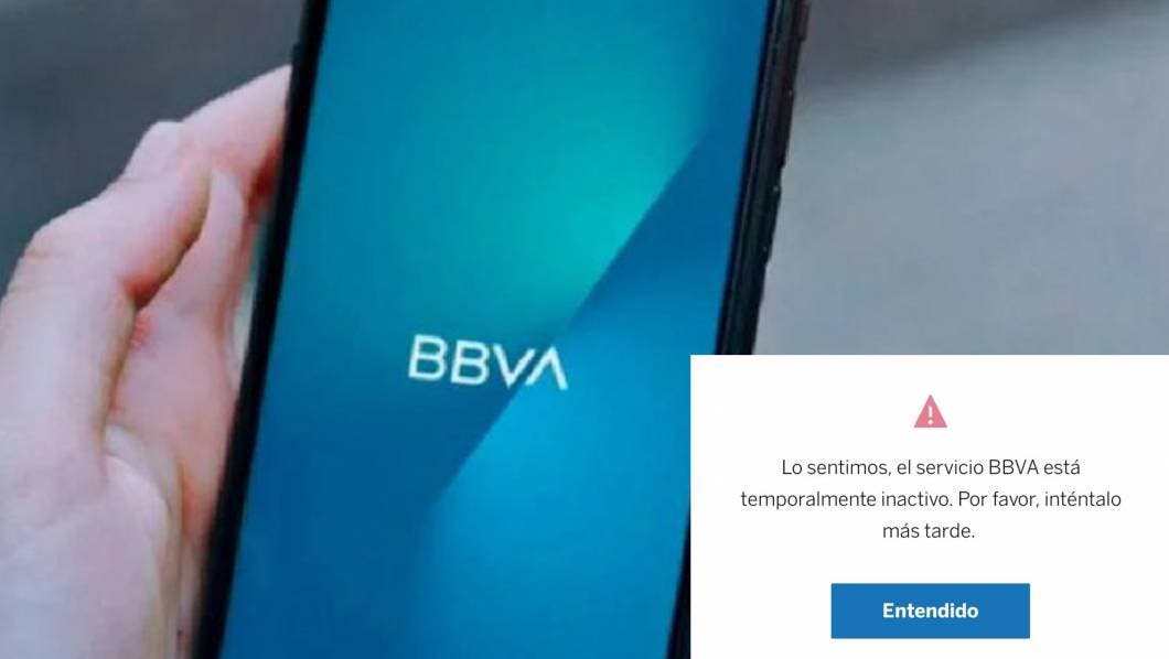 Usuarios de reportan fallas en la aplicación de BBVA durante la quincena