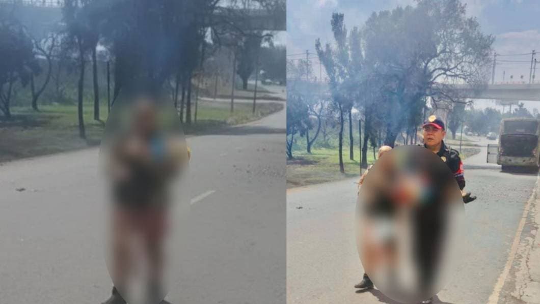 bebe rescatado incendio