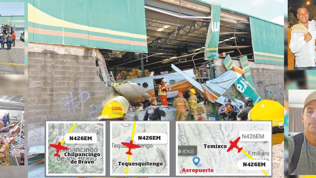 Cae avioneta y mueren tres en Temixco