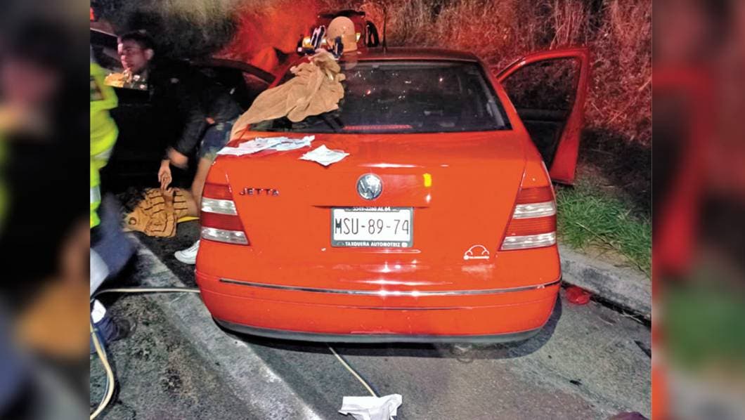 Resultan heridos en percance