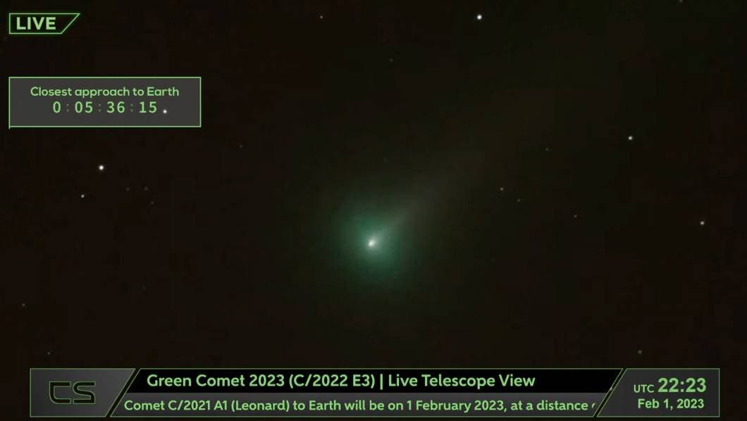 cometa verde en méxico