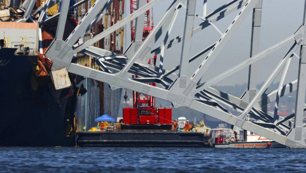 Recuperan el cuerpo de otro mexicano luego del accidente del puente en Baltimore.