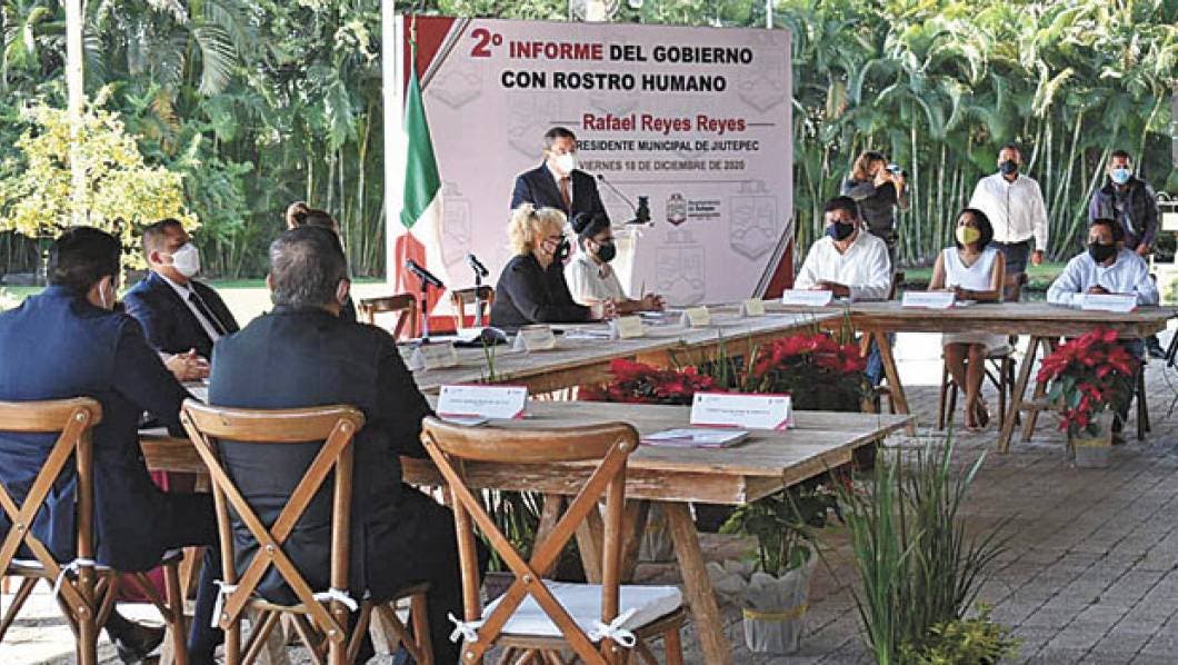 Destaca alcalde contribución en dos años al frente de Jiutepec