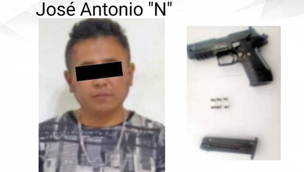 Cae hombre con pistola en Emiliano Zapata