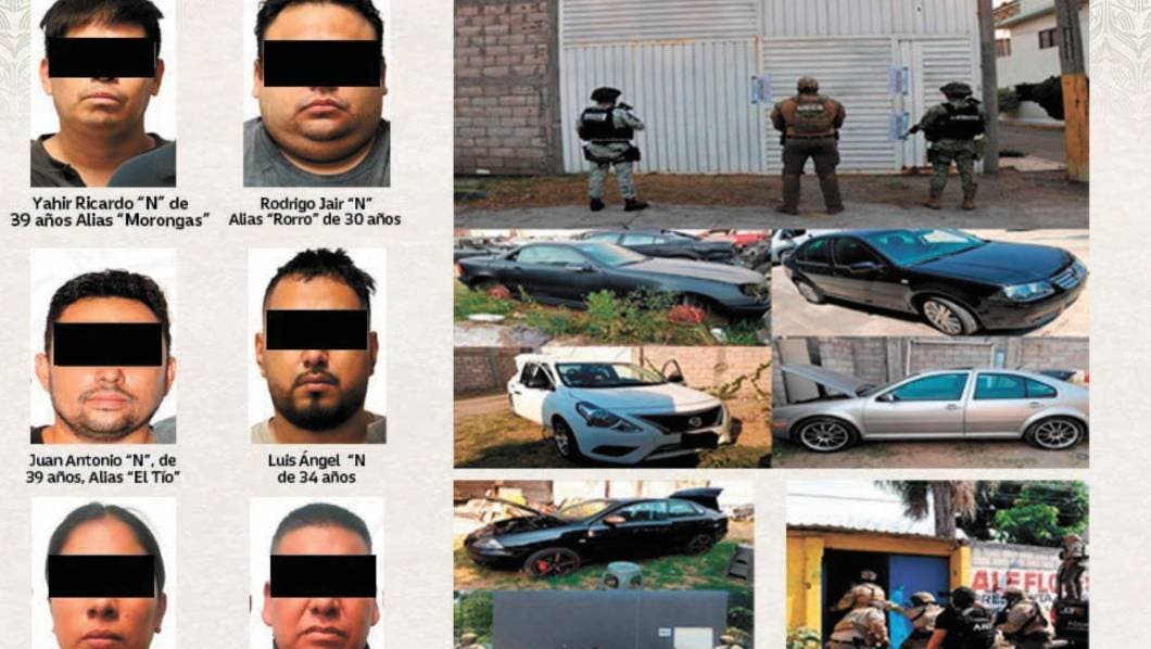 detenidos, alta peligrosidad