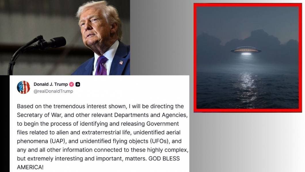 Trump ordena la liberación de archivos secretos sobre OVNIs, UAP y vida extraterrestre