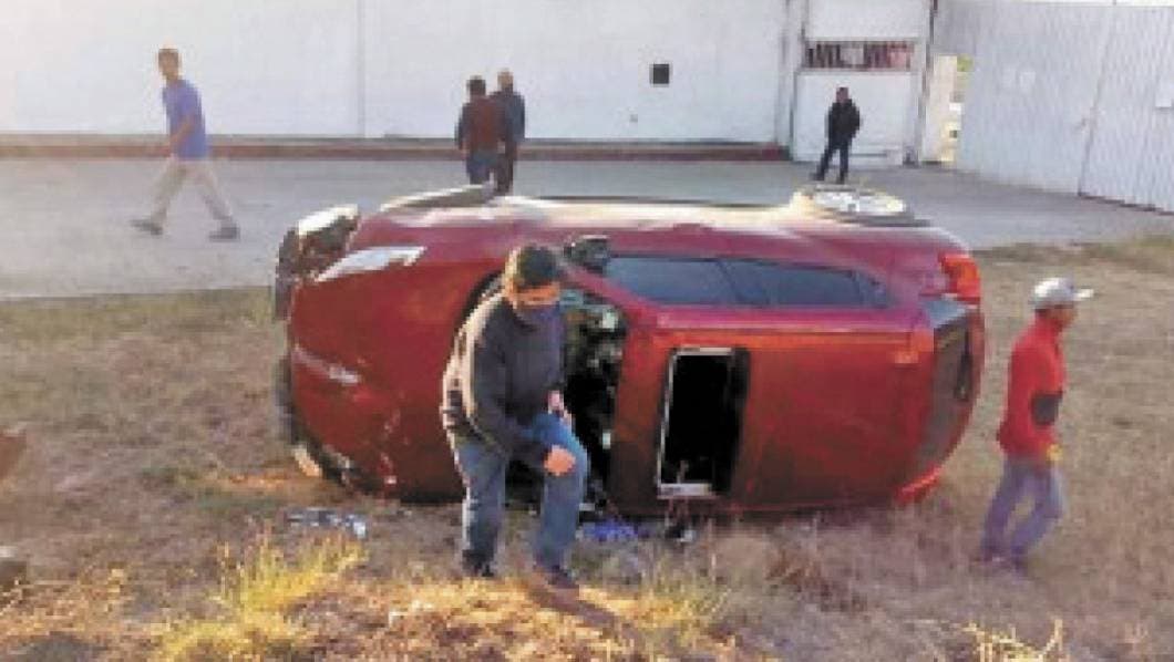 Se queda dormida y vuelca, en Yautepec