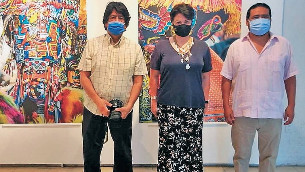 Inauguran exposición de chinelos en Morelos