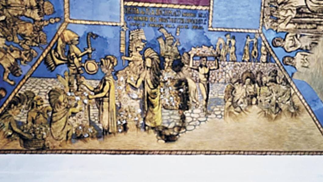 Murales descubiertos y restaurados