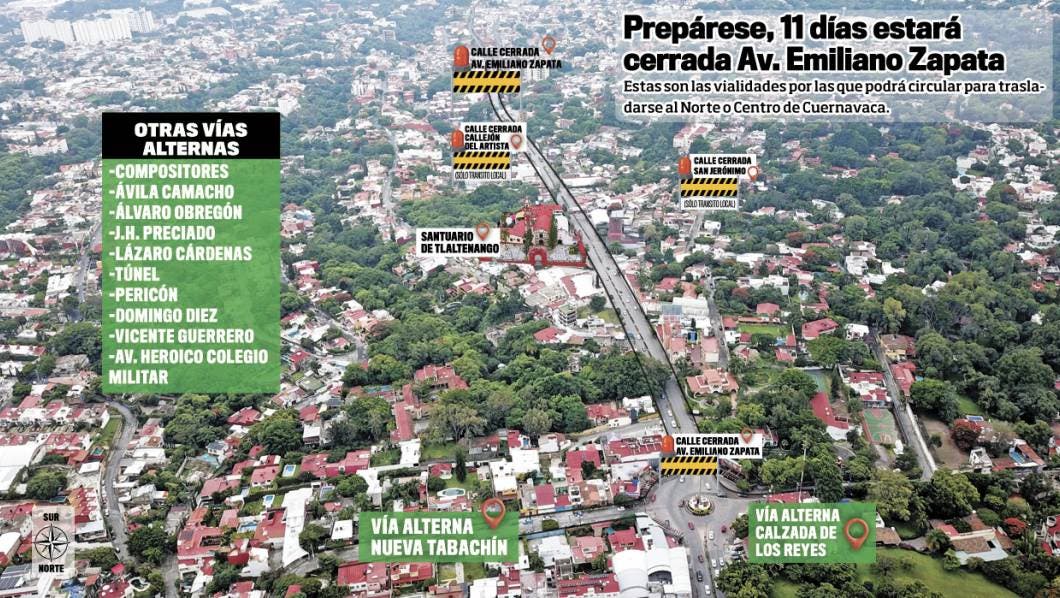 Dobla a José Luis Urióstegui bloqueo en defensa de la tradición religiosa en Cuernavaca