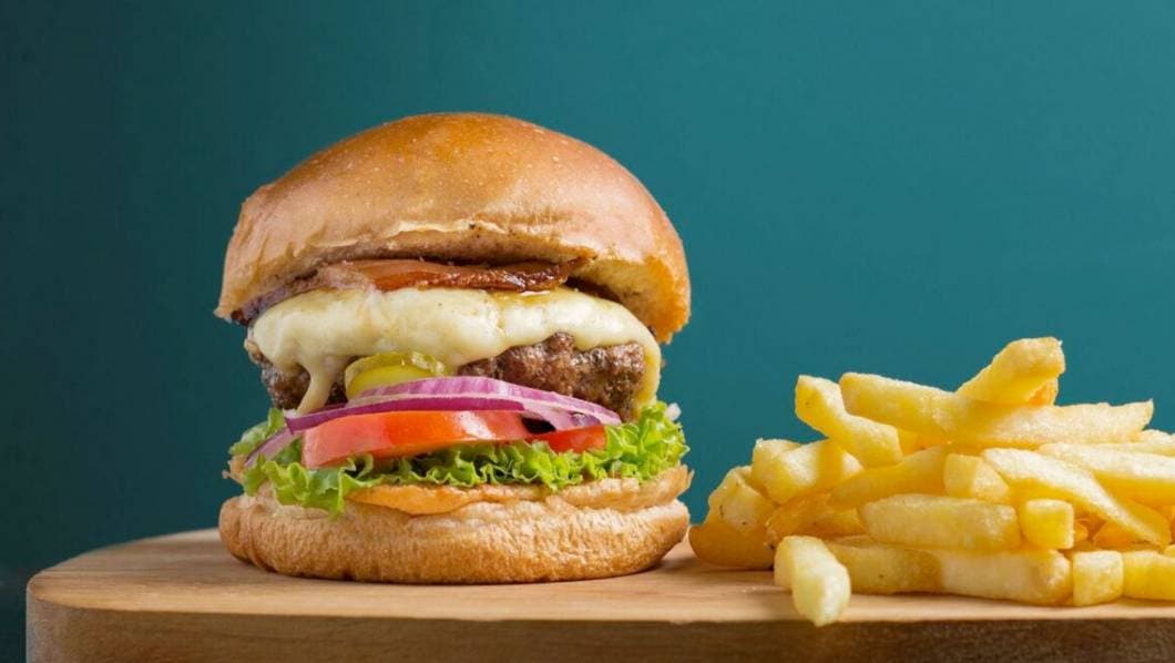 Hamburguesa con papas