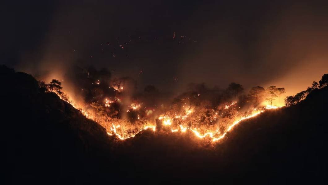 Tepoztlán, incendio, provocado
