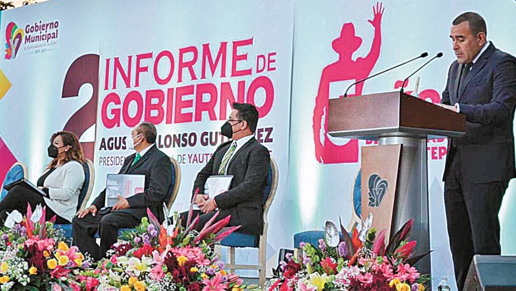 Destacan en informe arranque de 100 obras para Yautepec