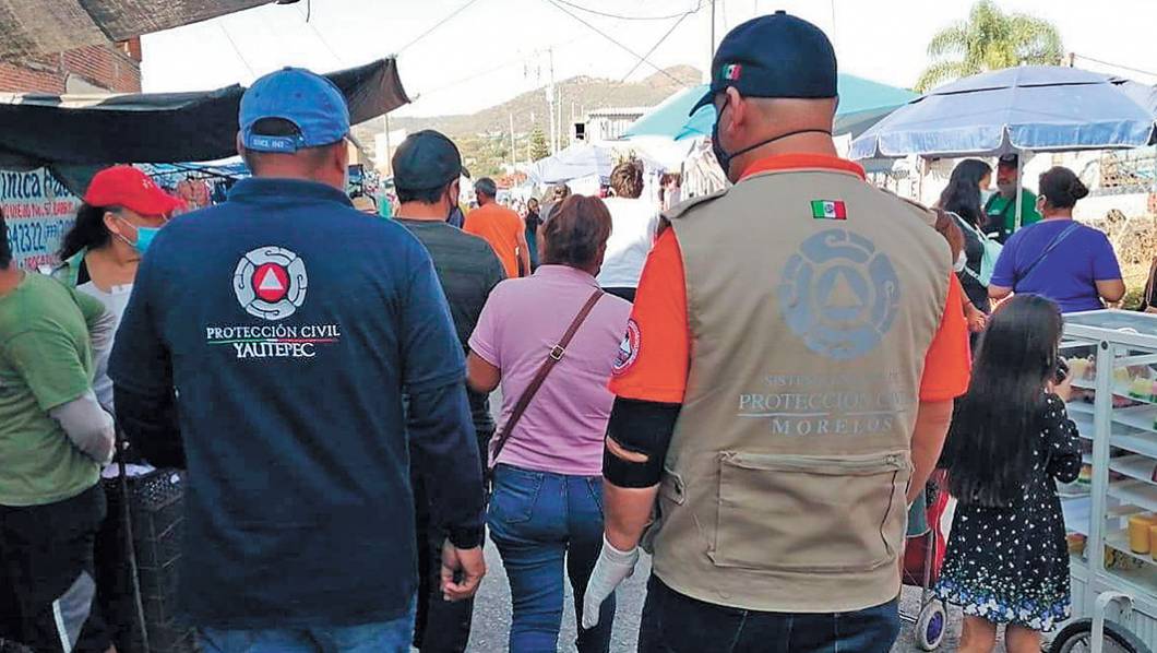 Realizan operativo en tianguis de La Huizachera, Jiutepec
