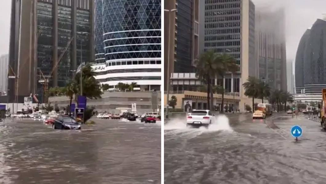 VIDEO: Fuertes lluvias provocan inundaciones en Dubai, y cancelación de vuelos