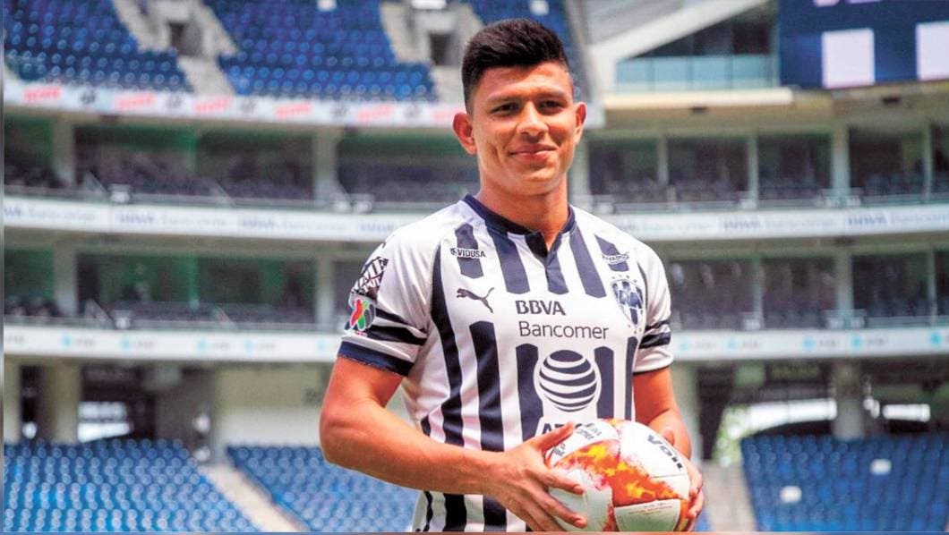 Jesús Gallardo. El Tabasqueño en un partido con Rayados de Monterrey.