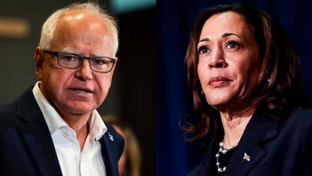 Kamala Harris elige a Tim Walz como su compañero pala la vicepresidencia en las elecciones presidenciales de EE. UU.