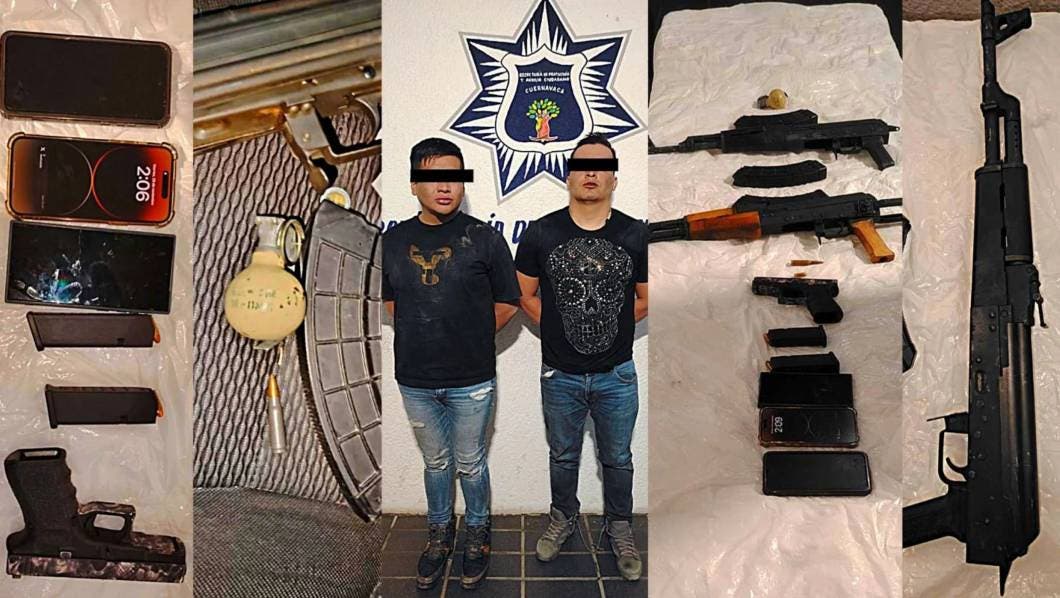 Detienen al "Jimmy" y al hijo de ex diputada Macrina Vallejo en Cuernavaca