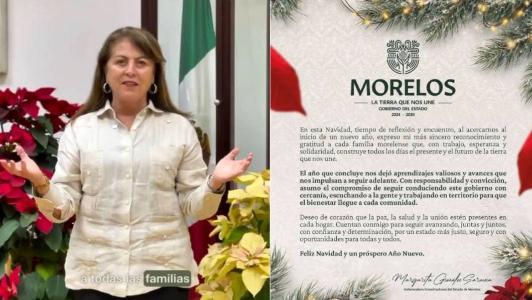 Expresa Margarita González Saravia mensaje de unidad y esperanza por la Navidad