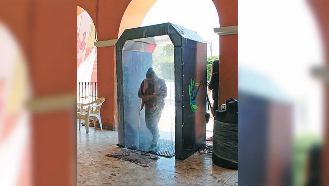 Previenen COVID-19 en Totolapan