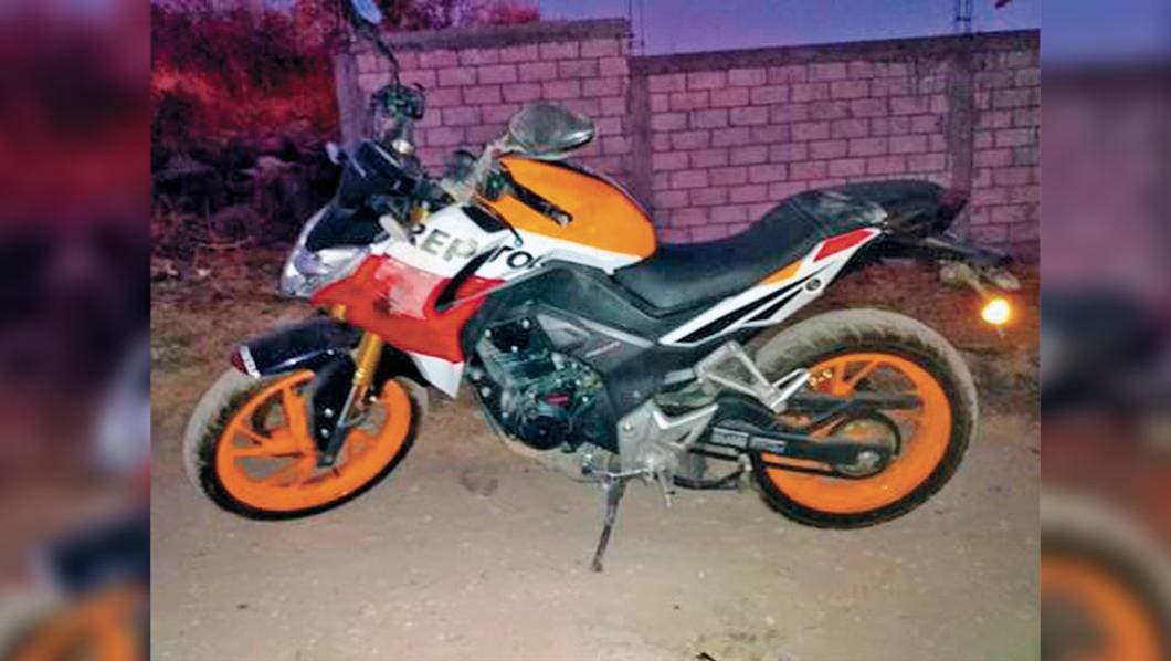 Hallan en Emiliano Zapata moto robada