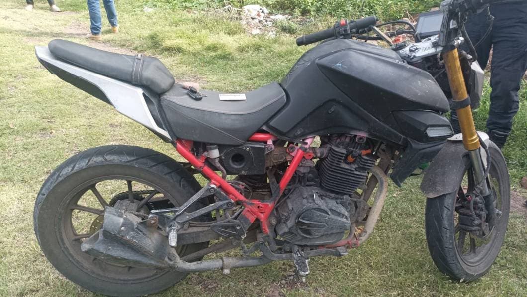 motocicleta robada