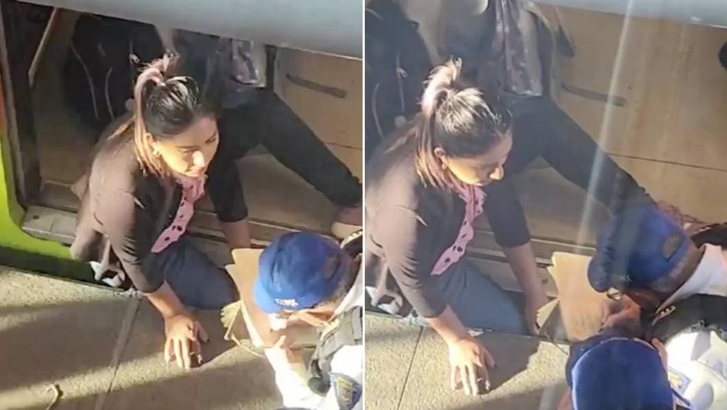 VIDEO: Mujer quedó atrapada entre un tren y el andén de la Línea 12 del Metro CDMX