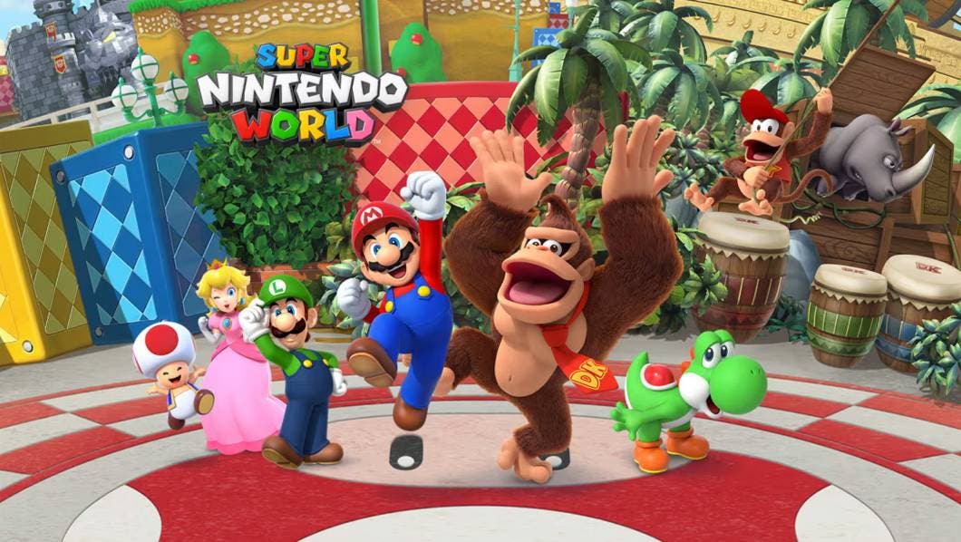 Personajes de nintendo en super nintendo world
