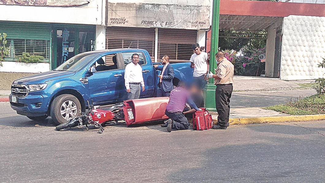 Atropellan a pizzero en bulevar Juárez, de Cuernavaca