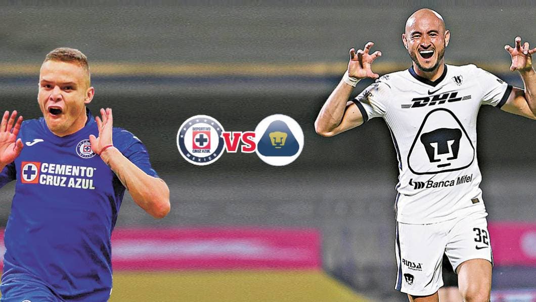 Cruz Azul y Pumas se miden en el Estadio Azteca