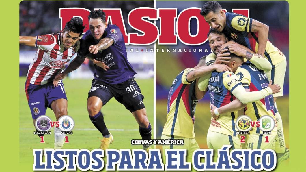Chivas y América: listos para el clásico