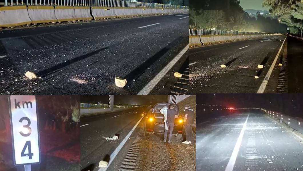 piedras, autopista mexico cuernavaca, asaltos
