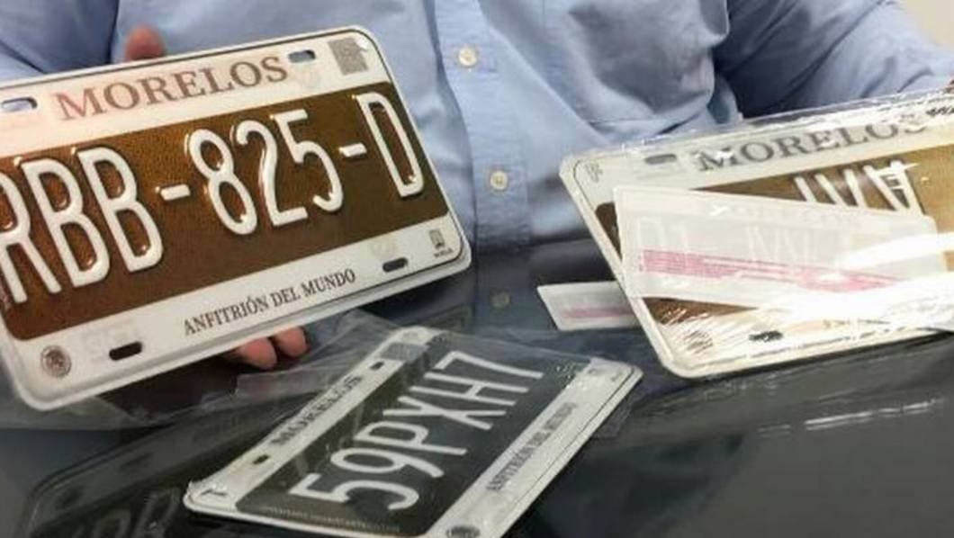 Nuevas placas para autos en Morelos