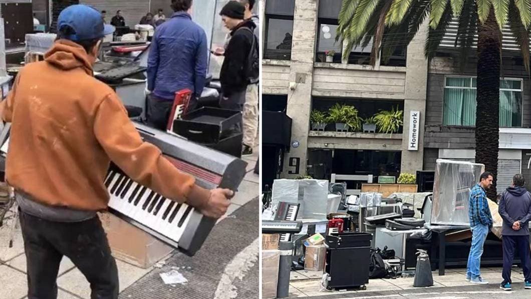 VIDEO: Así fue la rapiña en escuela de música Fermatta en CDMX; Policías no intervienen