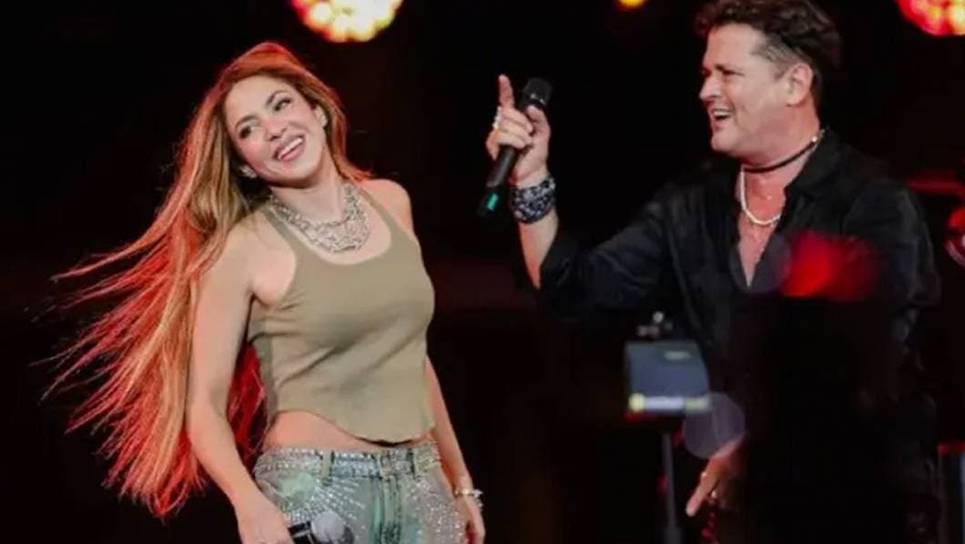 VIDEO: Shakira aparecer en el concierto de Carlos Vives y juntos reviven "La Bicicleta".
