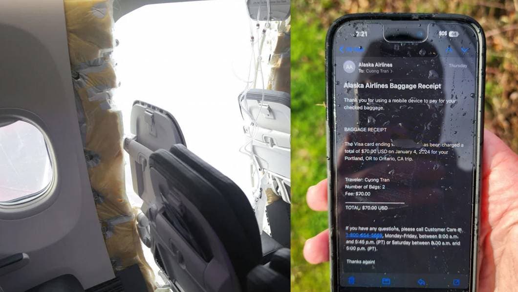 Smartphone sobrevive a caída desde avión Boeing de Alaska Airlines y sigue funcionando